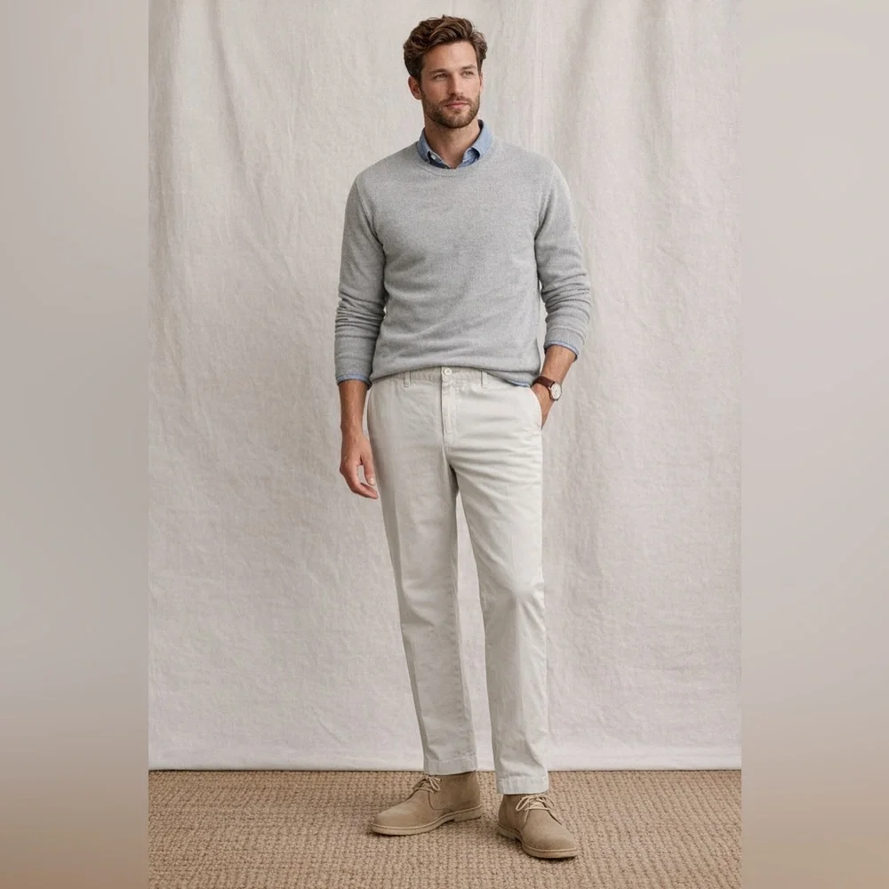 J. Crew Men’s Classic Khaki Chinos NWT 36/30 Classic Simple Business
